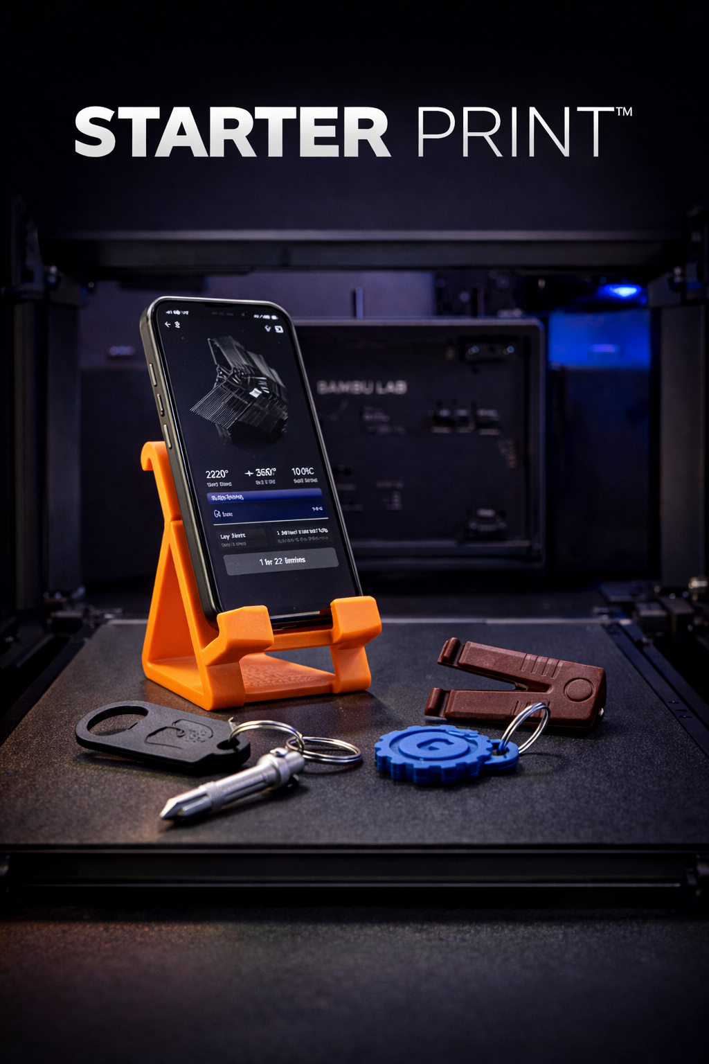 🟢 STARTER PRINT™ – Custom 3D Printing (80–120 mm)