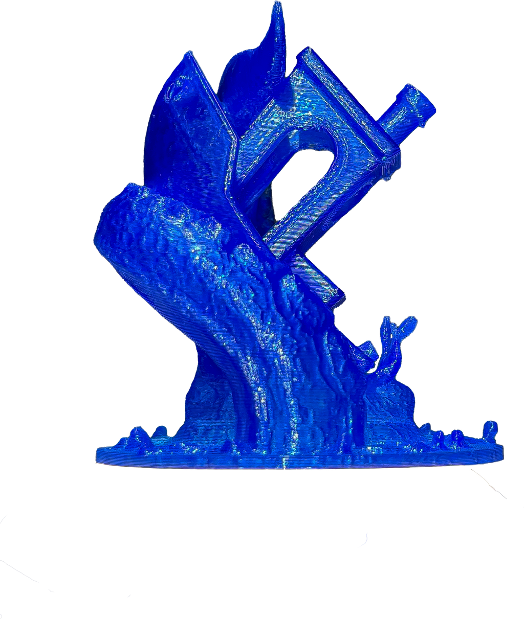 Transparent Sapphire Blue AF 1.75mm PCTG Filament Made in the USA!