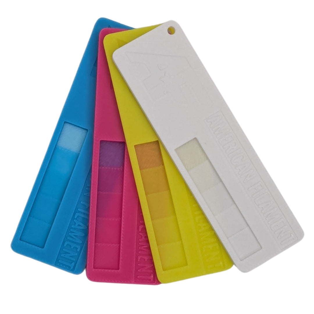 CMYK PLA+ Color Sample Swatch Set
