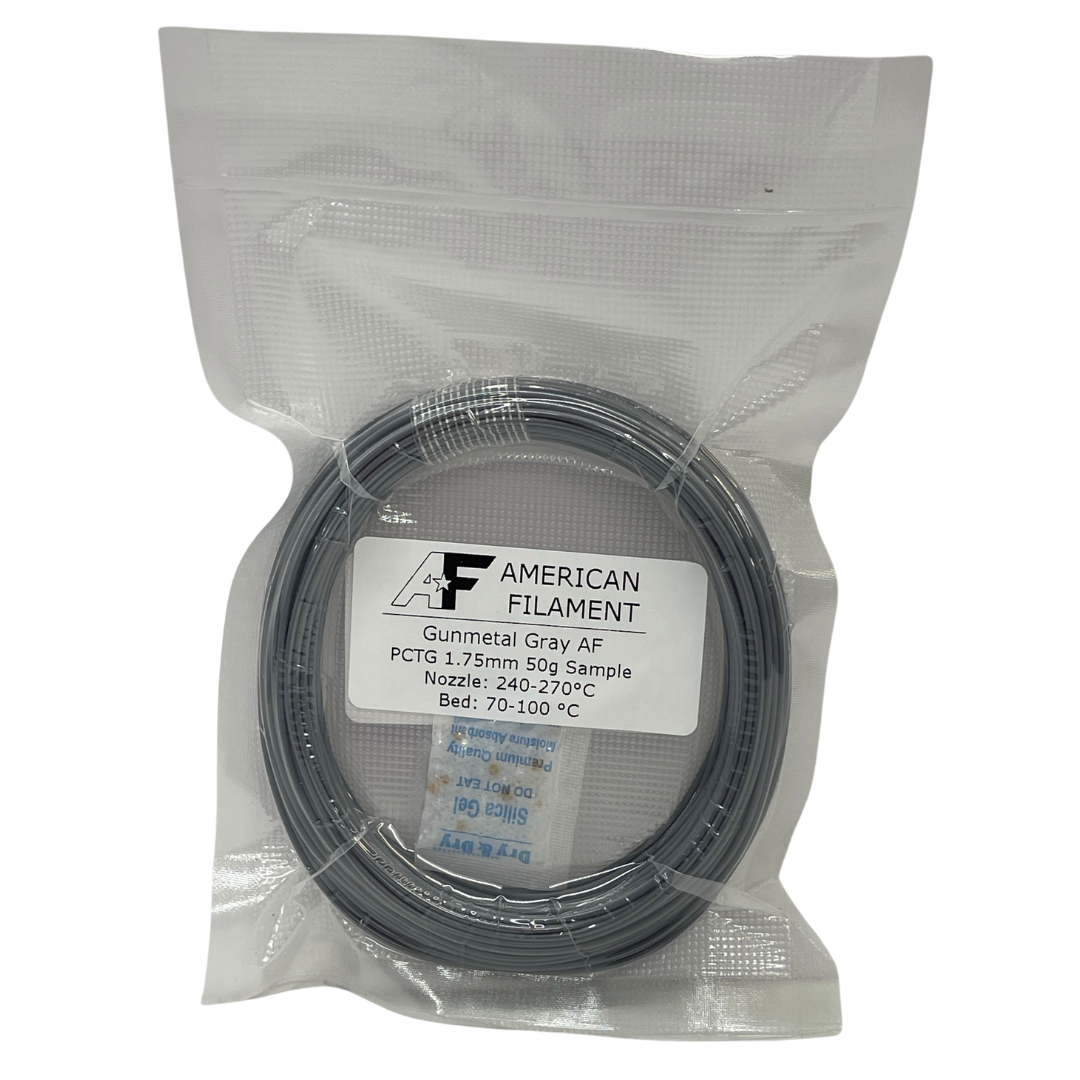 Gunmetal Gray AF 1.75mm PCTG Filament Made in the USA!