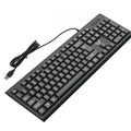 104 Keys Wired Keyboard RGB Colorful Gaming Keyboard