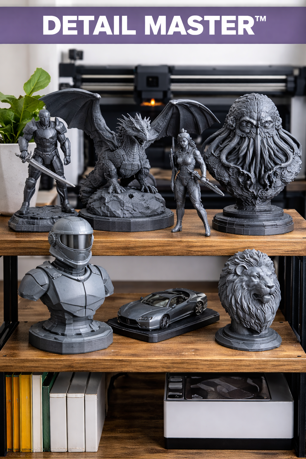 🟣 DETAIL MASTER™ – Custom 3D Printing (180–220 mm)