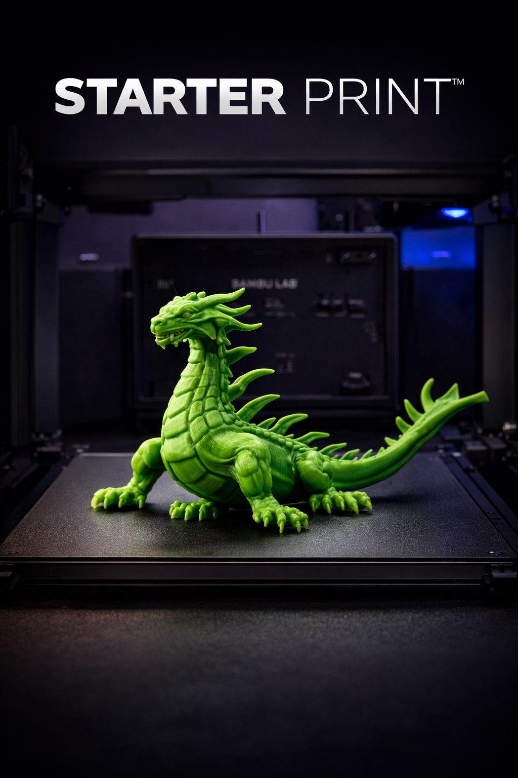 🟢 STARTER PRINT™ – Custom 3D Printing (80–120 mm)